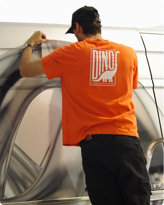 L'équipe Dino Communication dans son atelier
